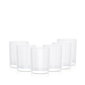 Pojemnik szklany 70848 biały transparent 280 ml kpl. 6 szt.