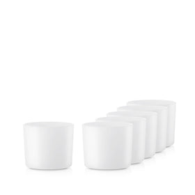 Pojemnik szklanka do świec 70836 biały mat 310 ml kpl. 6 szt.