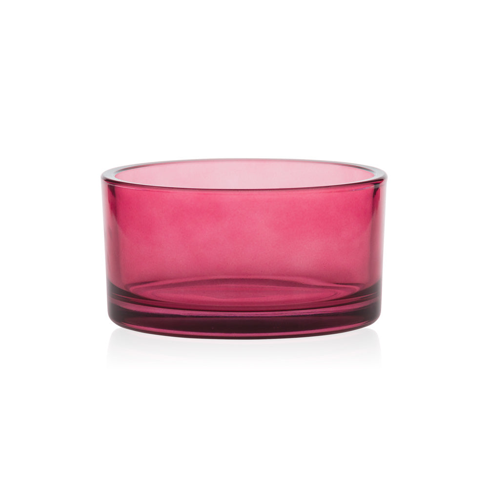 Miska szklana bordo transparent szer 15 cm 820 ml