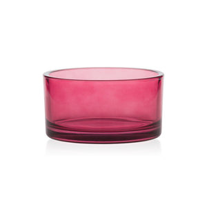 Miska szklana bordo transparent szer 15 cm 820 ml
