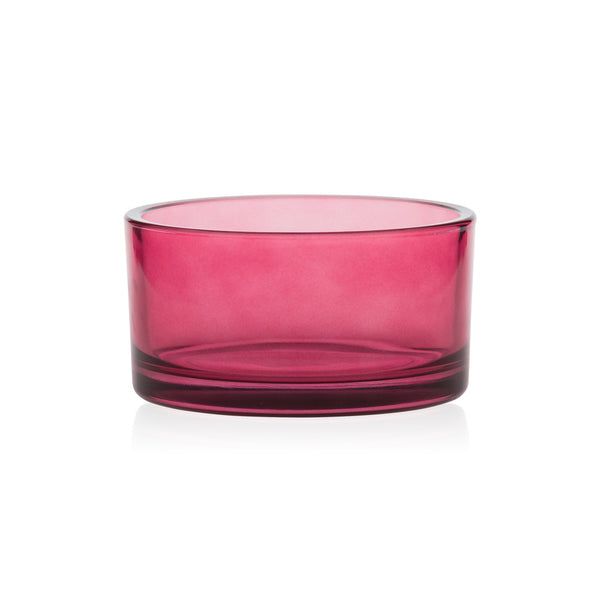 Miska szklana bordo transparent szer 15 cm 820 ml