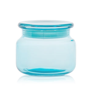 Szklany pojemnik z pokrywką do zalewu LUMINA 420 ml turkusowy transparent 35531 kpl 6 szt
