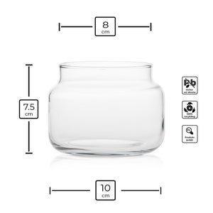 pojemnik do zalewu świec 420 ml - infografika