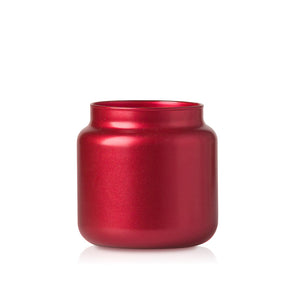 Szklany pojemnik do zalewu 600 ml czerwony metalik 35533 kpl 6 szt.