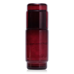 Karafka szklana gładka CRISTAL COLOR bordo 1 l
