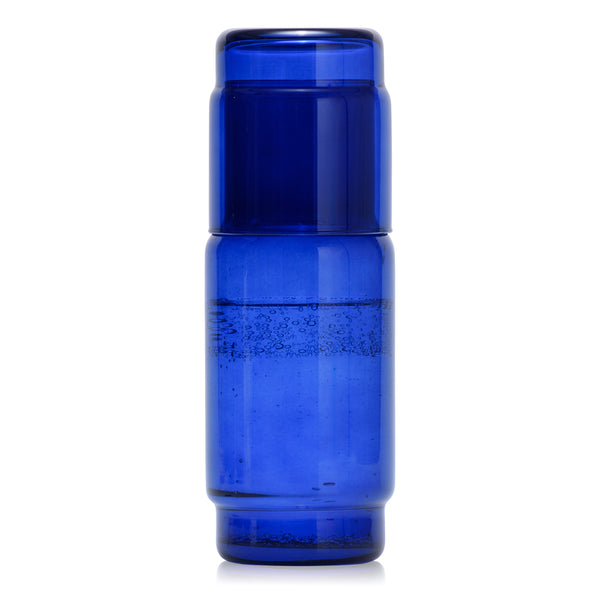 Karafka szklana gładka CRISTAL COLOR granat 1 l
