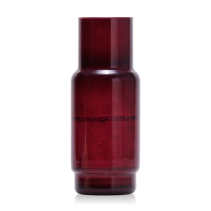 Karafka szklana gładka CRISTAL COLOR bordo 1 l