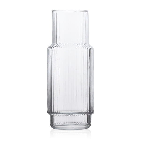 Karafka szklana ryflowana CRISTAL 1 l