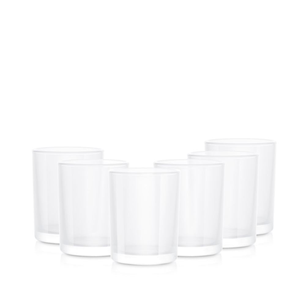 Pojemnik szklany 38006 biały transparent 260 ml kpl. 6 szt.