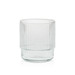 Szklanka ryflowana niska 465 ml CRISTAL kpl 6 szt.