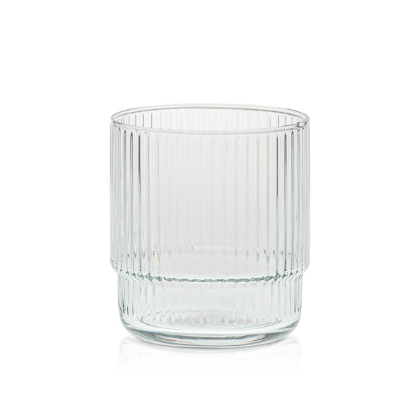 Szklanka ryflowana niska 465 ml CRISTAL kpl 6 szt.