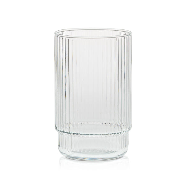 Szklanka ryflowana wysoka 720 ml CRISTAL kpl 6 szt.