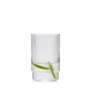 Szklanka ryflowana wysoka 720 ml CRISTAL kpl 6 szt.