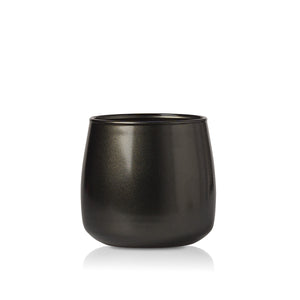 Szklany pojemnik do zalewu 435 ml czarny metalik 38430 kpl 6 szt.