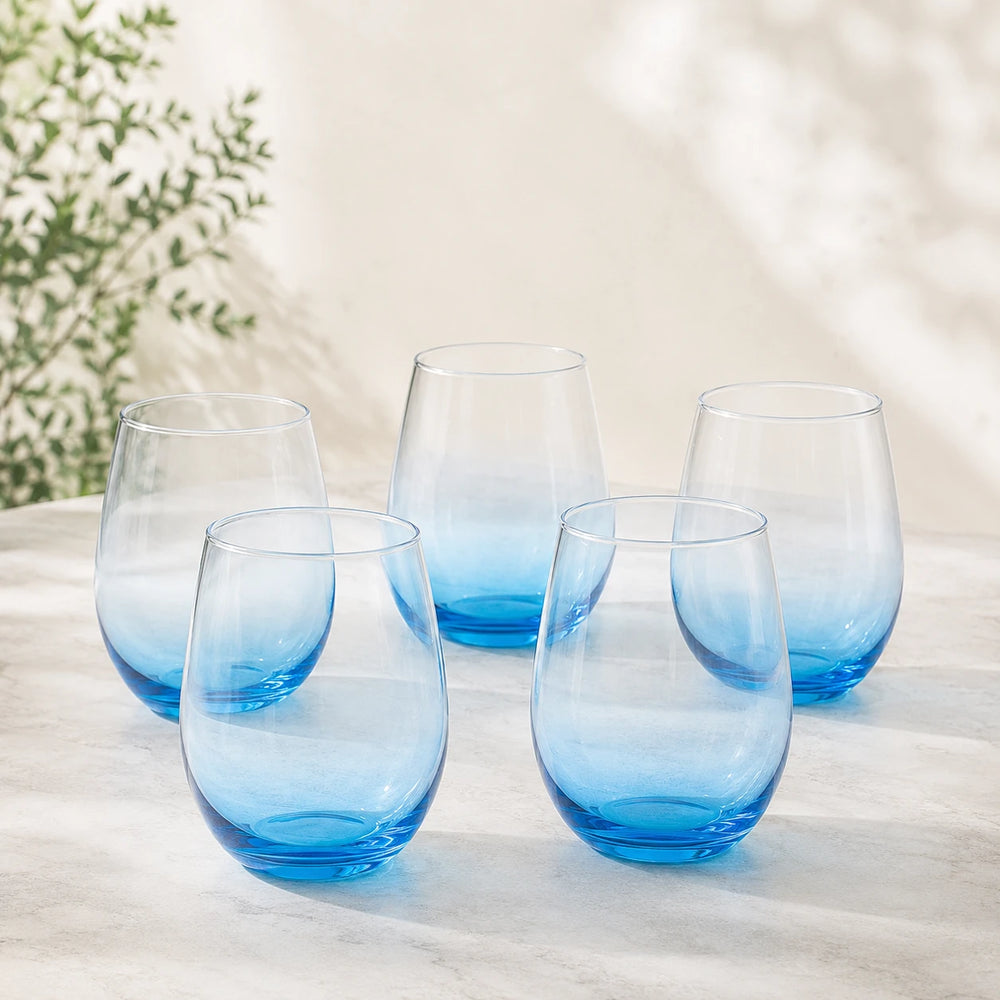 Szklanka niebieska BLUE OMBRE kpl. 6 szt. 590 ml