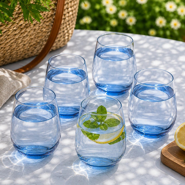 Szklanka wysoka Glass Slipper Blue 590 ml kpl. 6 szt.