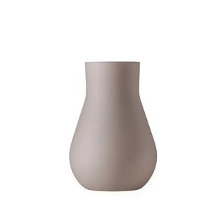 Wazon szklany dekoracyjny SOFT BEIGE beż mat H20 cm
