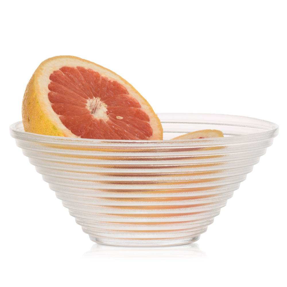 Grapefruit w miseczce szklanej