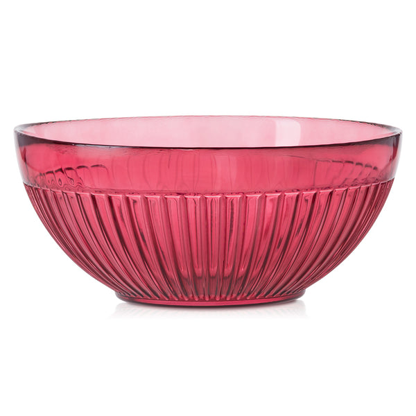 Miska szklana w kolorze bursztynu - plum amber