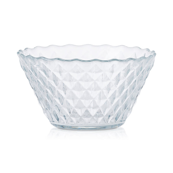 Elegancka miska szklana 385 ml - mała