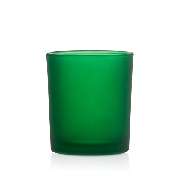 Szklany pojemnik do zalewu 230 ml zielona satyna 70053 kpl 6 szt.