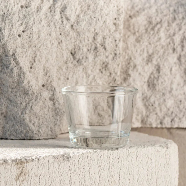 Pojemnik szklany do świec 65 ml. kpl6 70106
