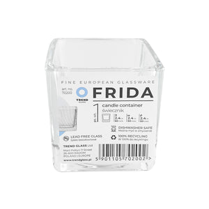 Opakowanie na świecznik szklany FRIDA