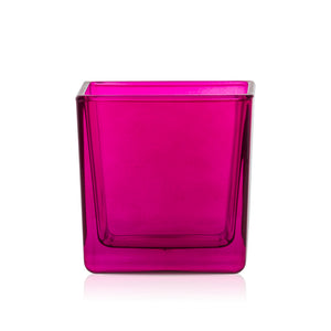 Szklany pojemnik do zalewu LUMINA 300 ml amarantowy transparent 70210 kpl 6 szt.