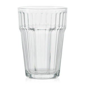 Szklanka ryflowana wysoka 425 ml kpl 6 szt