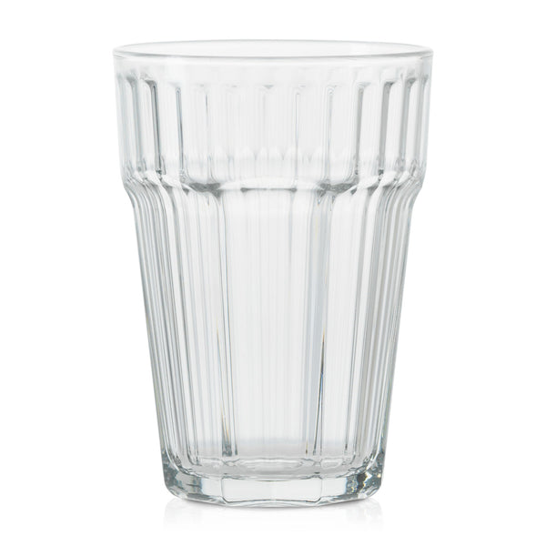Szklanka ryflowana wysoka 425 ml kpl 6 szt