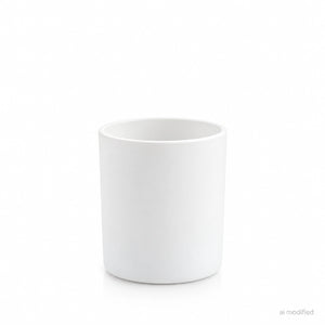 Pojemnik szklany pod zalew świec BASIC 70440 90 ml biały matowy 1 szt.