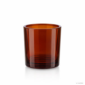 Pojemnik szklany pod zalew świec BASIC 70440 90 ml brązowy transparent 1 szt.