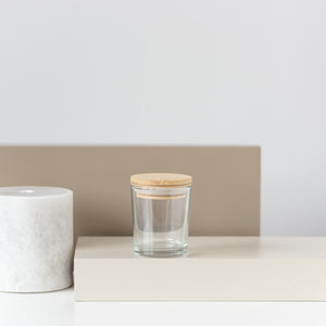 Pojemnik szklany pod zalew świec BASIC 70440 90 ml zestaw 100 szt