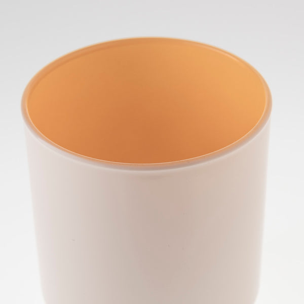 Szklany pojemnik do zalewu 390 ml kremowo żółty 70803 kpl 6 szt.