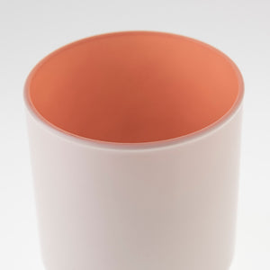 Szklany pojemnik do zalewu 390 ml kremowo pomarańczowy 70803 kpl 6 szt.
