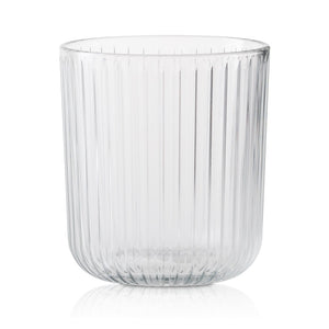 Szklany pojemnik do zalewu 285 ml ryflowany 70809 kpl 6 szt
