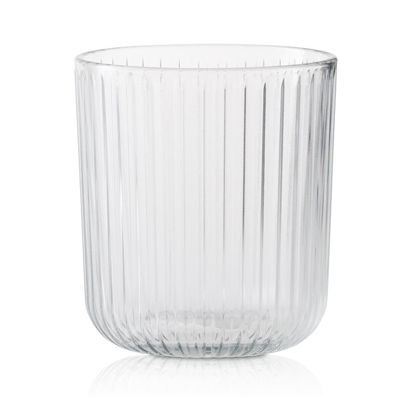 Szklany pojemnik do zalewu 285 ml ryflowany 70809 kpl 6 szt