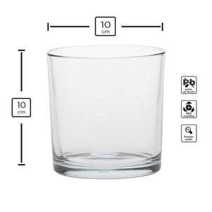 Pojemnik szklany pod zalew świec BASIC 70822 530 ml 1 szt.
