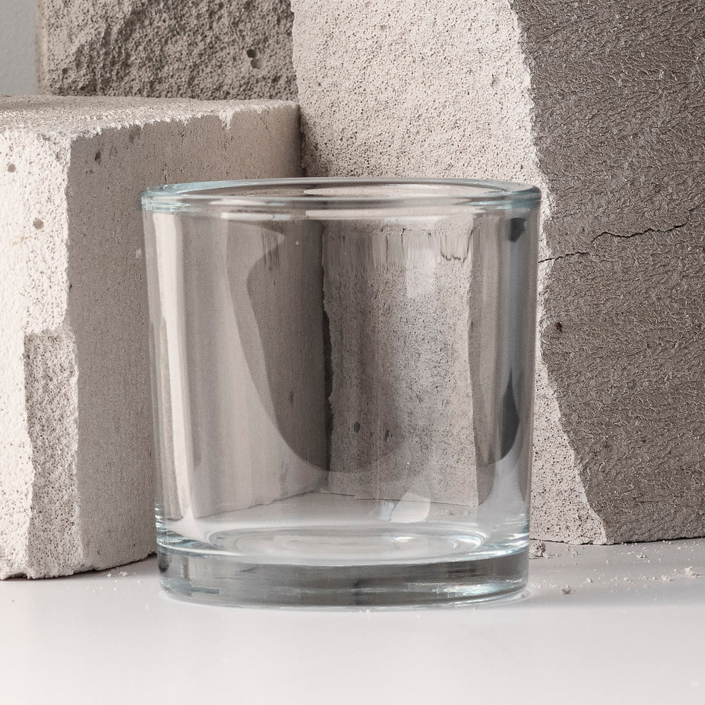 wiecznik pojemnik szklany 70823 cylinder wazon 10 cm 445 ml kpl. 6 szt.