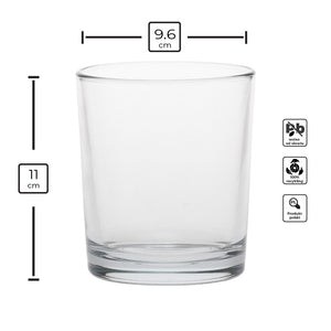 Pojemnik szklany pod zalew świec BASIC 70831 485 ml 1 szt.