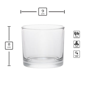Pojemnik szklany pod zalew świec BASIC 70836 310 ml 1 szt.
