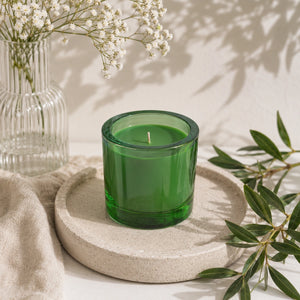 Szklany pojemnik do zalewu LUMINA 250 ml zielony transparent 70842 kpl 6 szt.