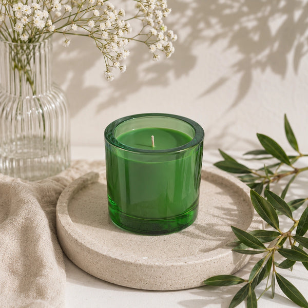 Szklany pojemnik do zalewu LUMINA 250 ml zielony transparent 70842 kpl 6 szt.