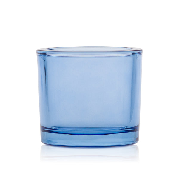 Szklany pojemnik do zalewu LUMINA 250 ml niebieski transparent 70842 kpl 6 szt.