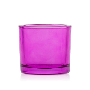 Szklany pojemnik do zalewu LUMINA 250 ml amarantowy transparent 70842 kpl 6 szt.