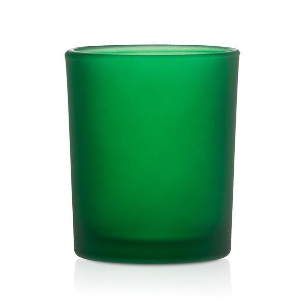 Szklany pojemnik do zalewu 280 ml zielona satyna 70848 kpl 6 szt.