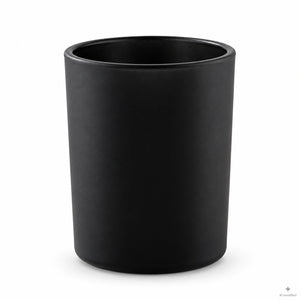 Pojemnik szklany do zalewu świec BASIC 280 ml czarny matowy- 1 szt. 70848
