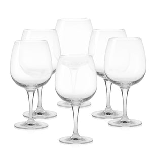 Kieliszek do wody ginu drinków wina na nóżce przezroczysty kpl 6
