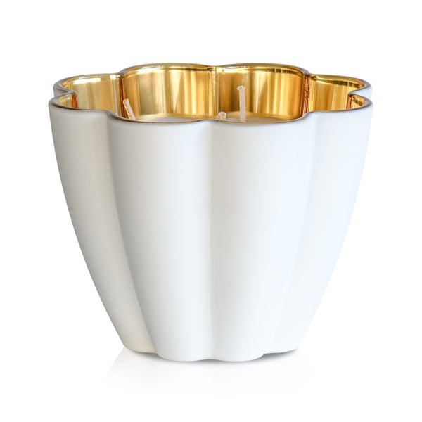 Świeca zapachowa w szkle Golden Bloom Santal — 300 g