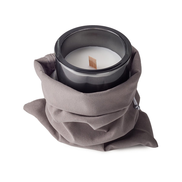 Świeca zapachowa w szkle z logo, Santal Sensual 250g